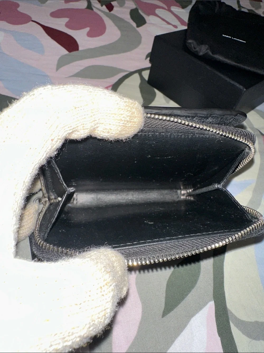 Saint Laurent compact zip